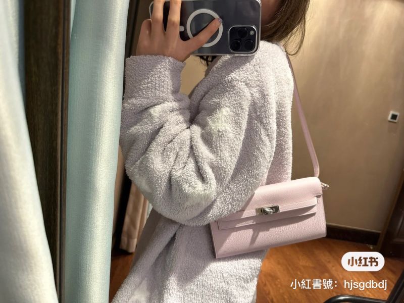 HERMES KELLY TO GO EPSOM B刻 09夢幻紫銀釦 buywithada,france,全球代購,歐洲,exquisite,quality goods,posh,fancy,luxurious
