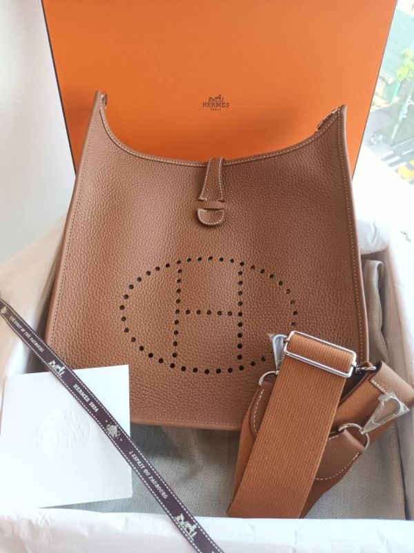 台灣現貨 HERMES EVELYNE 29  k 刻 金棕銀釦 編織背帶另+購 buywithada,france,全球代購,歐洲,exquisite,quality goods,posh,fancy,luxurious