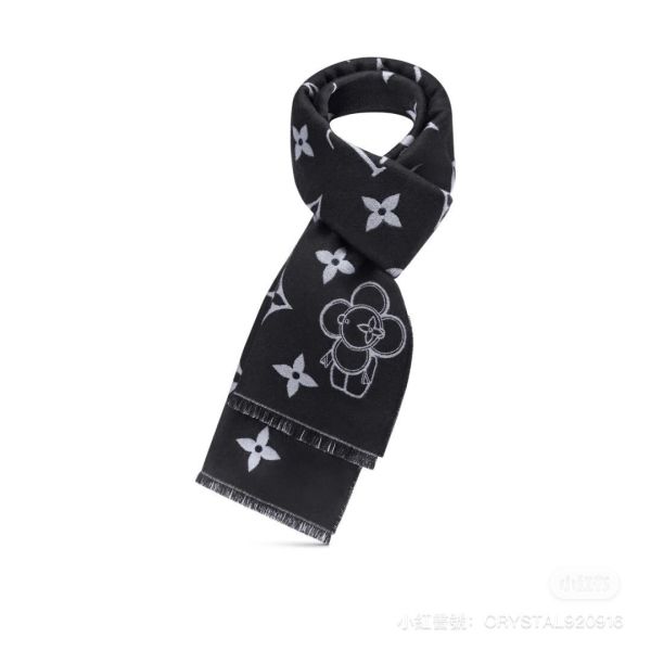 LV vivienne 限量版圍巾黑灰配色 buywithada,france,全球代購,歐洲,exquisite,quality goods,posh,fancy,luxurious