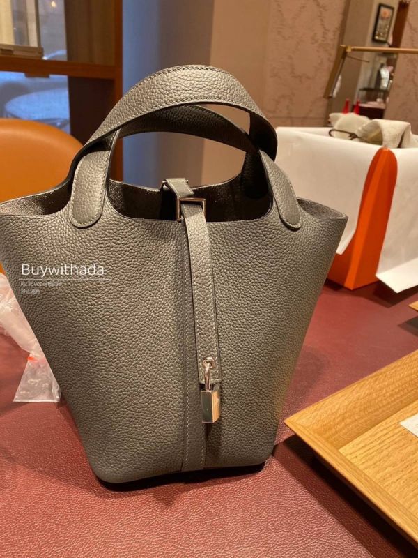 Hermes picotin 18 OL 積雲灰金釦 buywithada,france,全球代購,歐洲,exquisite,quality goods,posh,fancy,luxurious