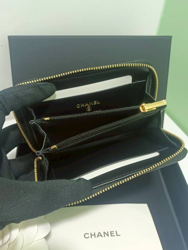 CHANEL 25 季節限量水鑽CC 新款ㄇ字拉鏈錢包 零錢拉鏈袋+內卡片層 buywithada,france,全球代購,歐洲,exquisite,quality goods,posh,fancy,luxurious
