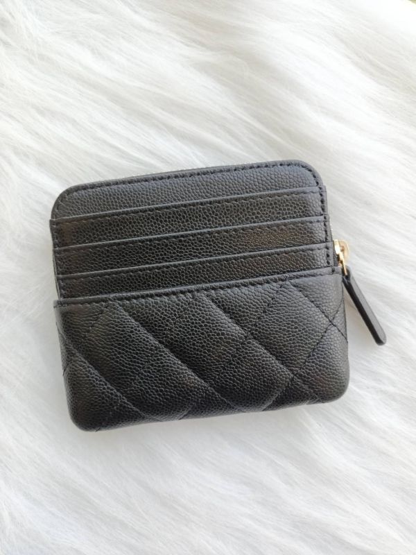 CHANEL 黑荔枝金釦 豆腐零錢卡包 buywithada,france,全球代購,歐洲,exquisite,quality goods,posh,fancy,luxurious