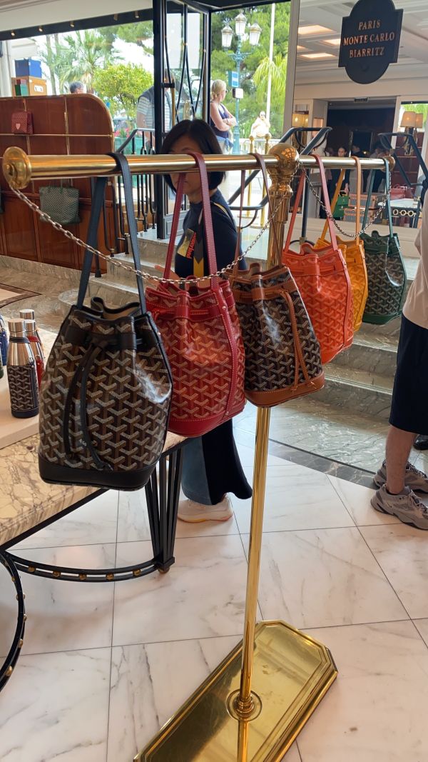 GOYARD 水桶包 黑棕色 buywithada,france,全球代購,歐洲,exquisite,quality goods,posh,fancy,luxurious