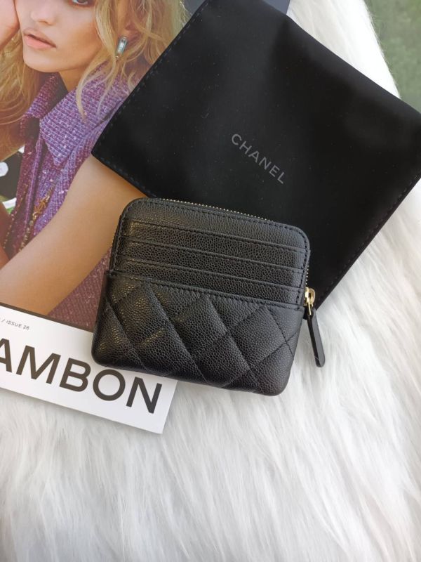 CHANEL 黑荔枝金釦 豆腐零錢卡包 buywithada,france,全球代購,歐洲,exquisite,quality goods,posh,fancy,luxurious