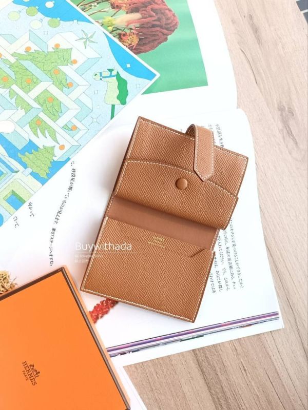 HERMES BEARN 釦子零錢卡包 金棕金釦 EPSOM buywithada,france,全球代購,歐洲,exquisite,quality goods,posh,fancy,luxurious