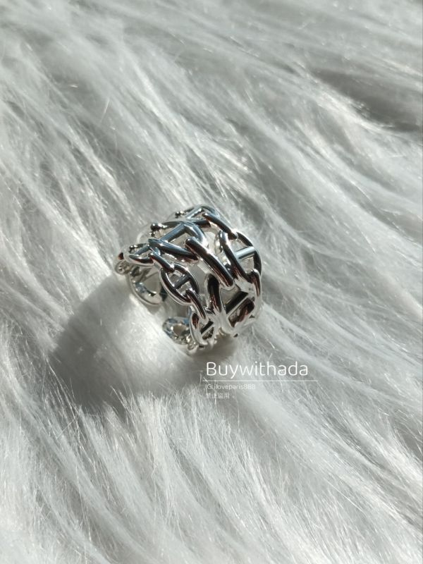 HERMES 925 純銀三層豬鼻戒 buywithada,france,全球代購,歐洲,exquisite,quality goods,posh,fancy,luxurious