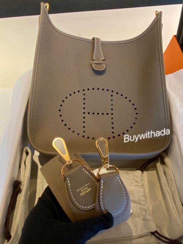 HERMES EVELYNE 29 大象灰金釦 K buywithada,france,全球代購,歐洲,exquisite,quality goods,posh,fancy,luxurious