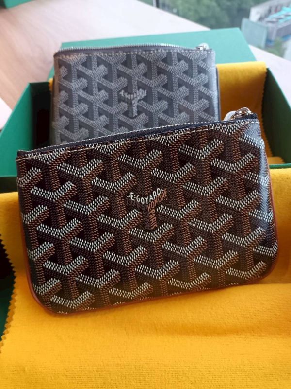 GOYARD 黑棕色一字錢包 buywithada,france,全球代購,歐洲,exquisite,quality goods,posh,fancy,luxurious