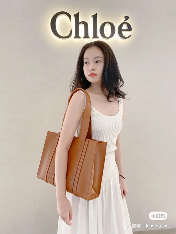 CHLOE WOODY 牛皮 托特包 buywithada,france,全球代購,歐洲,exquisite,quality goods,posh,fancy,luxurious