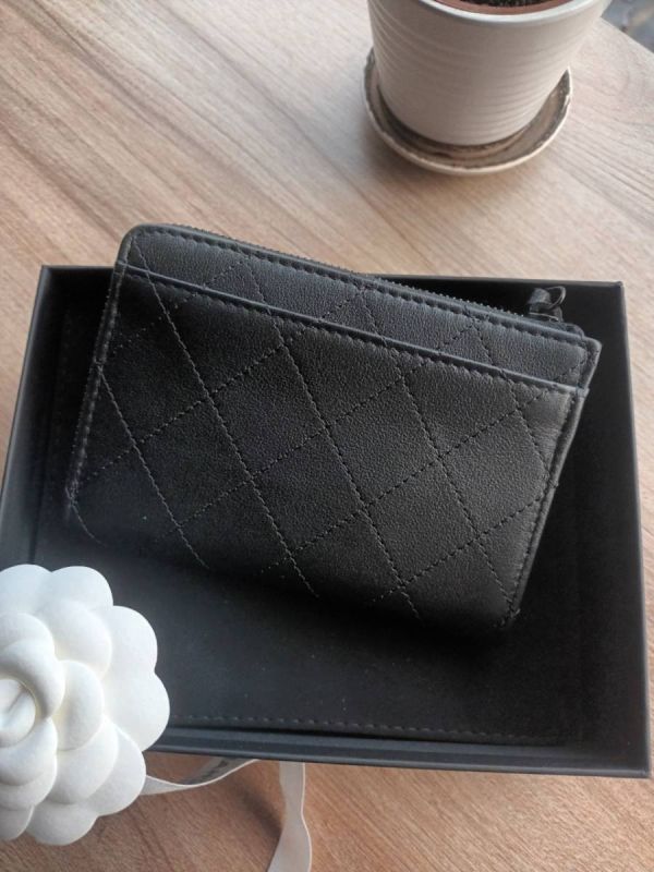 CHANEL 限量 so black 大L拉鍊卡包 buywithada,france,全球代購,歐洲,exquisite,quality goods,posh,fancy,luxurious