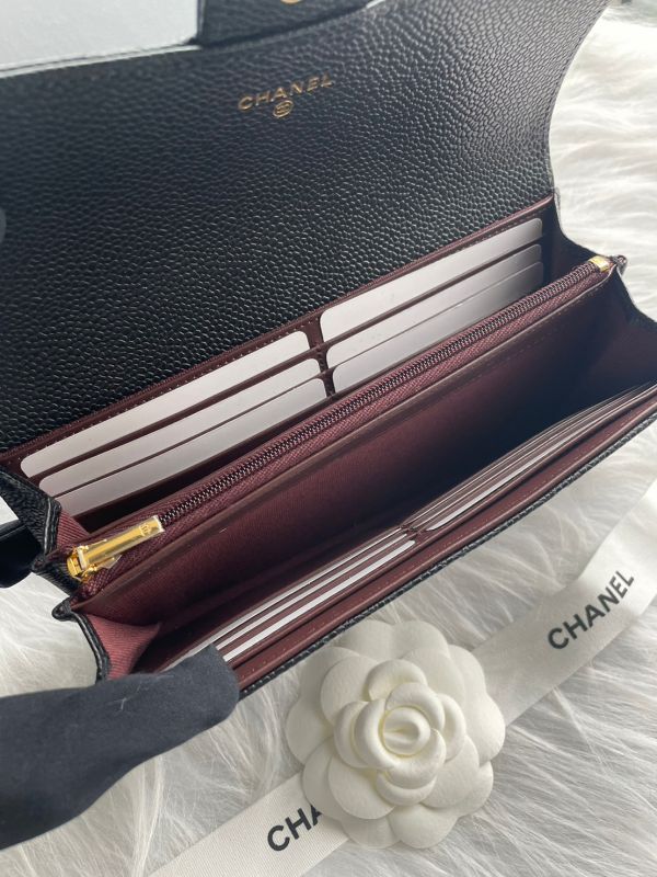 CHANEL CF 黑荔枝翻蓋金釦長夾 現貨 buywithada,france,全球代購,歐洲,exquisite,quality goods,posh,fancy,luxurious