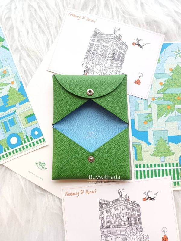 HERMES CALVI EPSOM 綠拚藍 buywithada,france,全球代購,歐洲,exquisite,quality goods,posh,fancy,luxurious