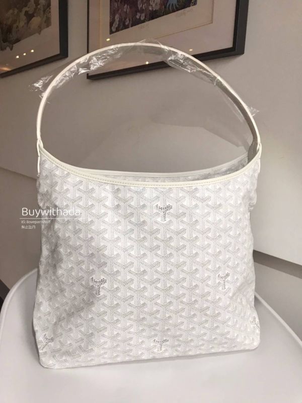 GOYARD HOBO 白色 buywithada,france,全球代購,歐洲,exquisite,quality goods,posh,fancy,luxurious