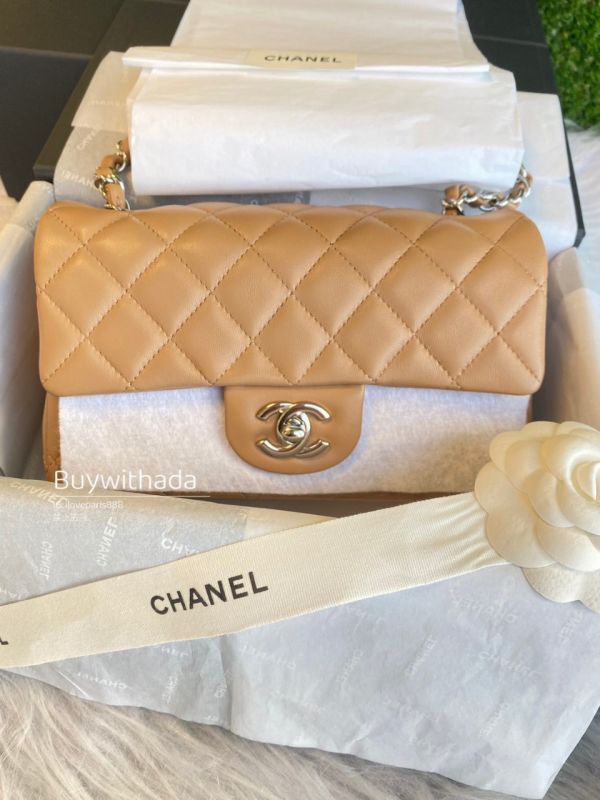 CHANEL CF20 奶茶色BEIGE 銀釦 全新現貨 buywithada,france,全球代購,歐洲,exquisite,quality goods,posh,fancy,luxurious