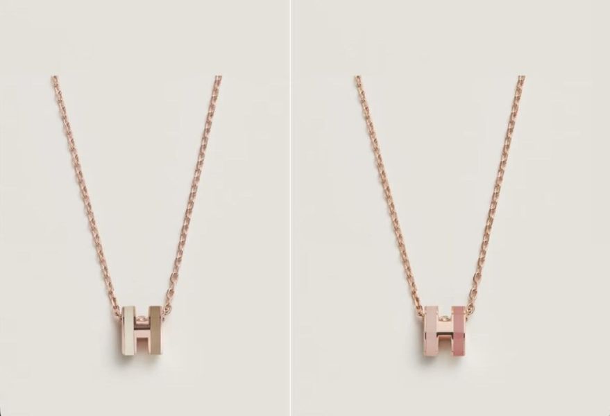 Hermès mini pop H rocabar  25最新雙拼色 玫瑰金項鍊  各1條 新鮮抵台 $1xxxx ADA商店,網路商城,只售真品,品質保證,歡迎預約面交buywithada,france,全球代購,歐洲,quality goods,fancy,CHANEL