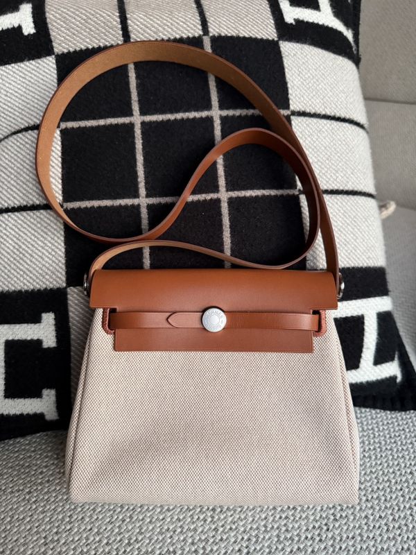 Hermès mini herbag 20 金棕銀釦 buywithada,france,全球代購,歐洲,exquisite,quality goods,posh,fancy,luxurious