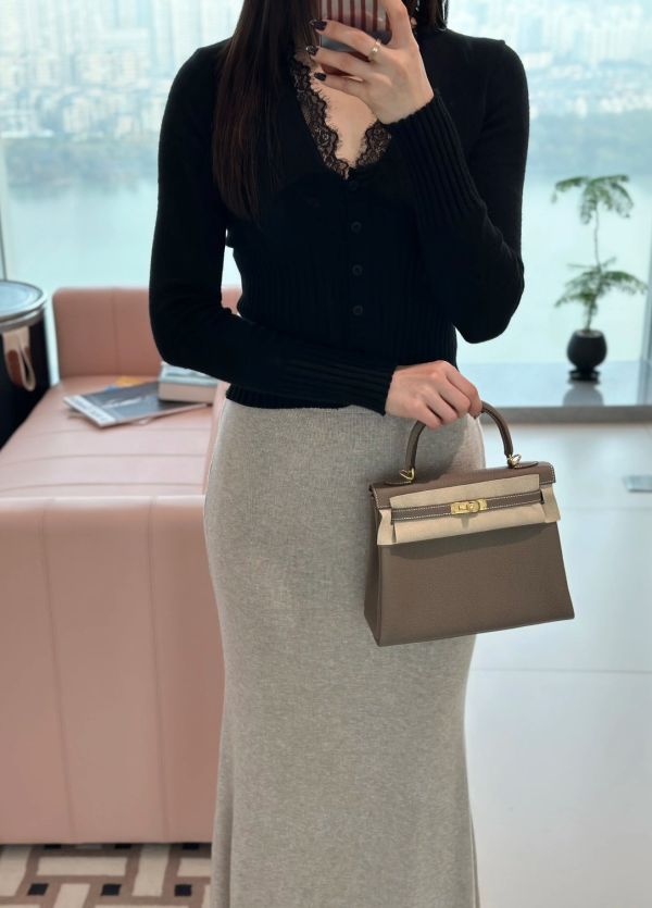 Hermès Kelly 25 大象灰金 Togo buywithada,france,全球代購,歐洲,exquisite,quality goods,posh,fancy,luxurious