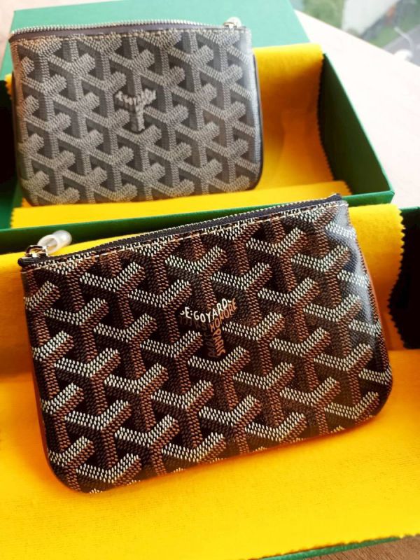 GOYARD 黑棕色一字錢包 buywithada,france,全球代購,歐洲,exquisite,quality goods,posh,fancy,luxurious
