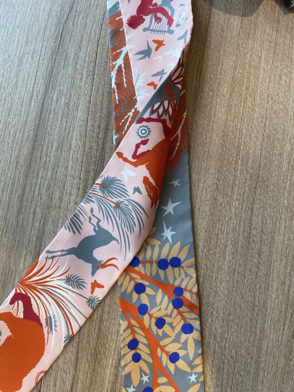 HERMES瑪雅叢林twilly buywithada,精品,boutique