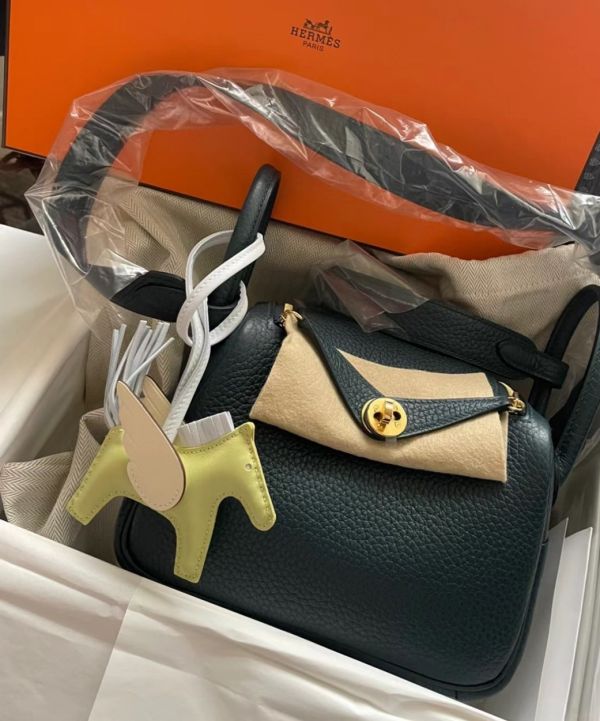 HERMES LINDY MINI 二代 松柏綠金釦  TC皮 buywithada,france,全球代購,歐洲,exquisite,quality goods,posh,fancy,luxurious