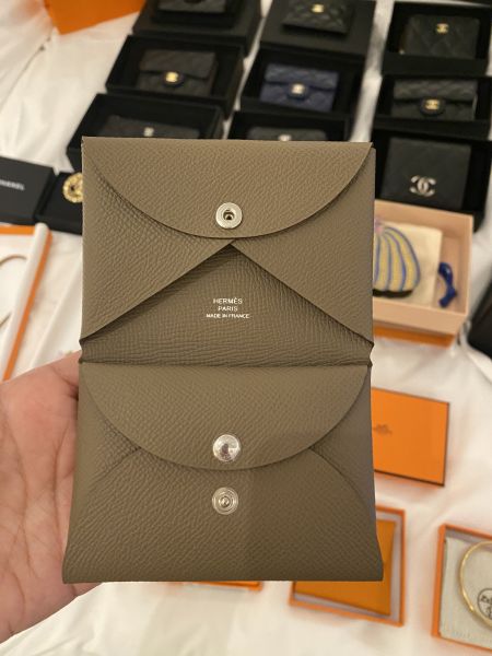HERMES CALVI DUO EPSOM étoupe 大象灰 buywithada,france,全球代購,歐洲,exquisite,quality goods,posh,fancy,luxurious