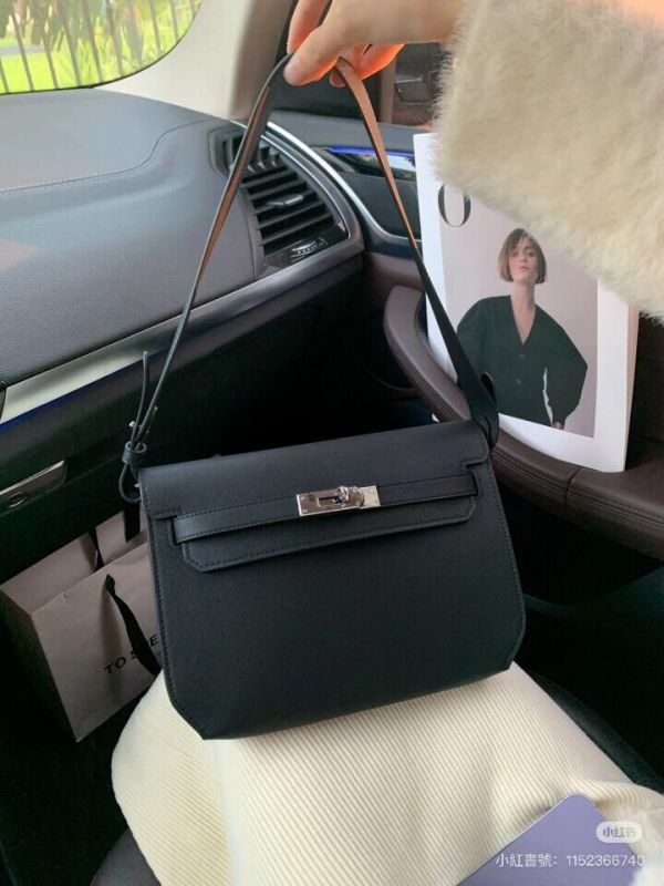 HERMES KELLY DEPECHES 25  手拿包 黑色銀釦 buywithada,france,全球代購,歐洲,exquisite,quality goods,posh,fancy,luxurious
