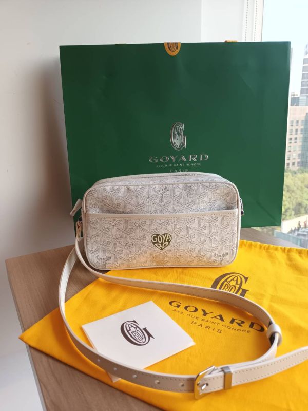 GOYARD 白色相機包 限量愛心版 buywithada,france,全球代購,歐洲,exquisite,quality goods,posh,fancy,luxurious