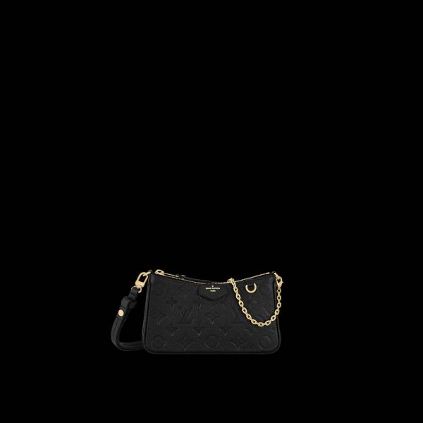 LV Easy Pouch On Strap 黑色 肩背手拿包 buywithada,france,全球代購,歐洲,exquisite,quality goods,posh,fancy,luxurious