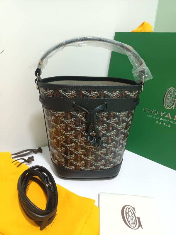 GOYARD 水桶包 MINI 黑色 buywithada,france,全球代購,歐洲,exquisite,quality goods,posh,fancy,luxurious