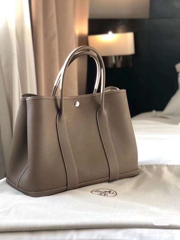 Hermès garden party 30  全皮革 大象灰 buywithada,france,全球代購,歐洲,exquisite,quality goods,posh,fancy,luxurious