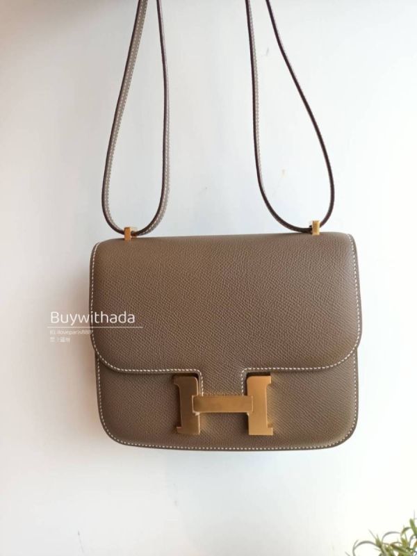 Hermes Mini Constance 大象灰金扣 Epsom buywithada,france,全球代購,歐洲,exquisite,quality goods,posh,fancy,luxurious