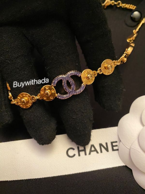 CHANEL 24P 牛仔CC 金色鈕釦 頸鏈 buywithada,france,全球代購,歐洲,exquisite,quality goods,posh,fancy,luxurious