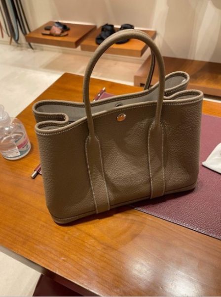 Hermès garden party 30  全皮革 大象灰 buywithada,france,全球代購,歐洲,exquisite,quality goods,posh,fancy,luxurious
