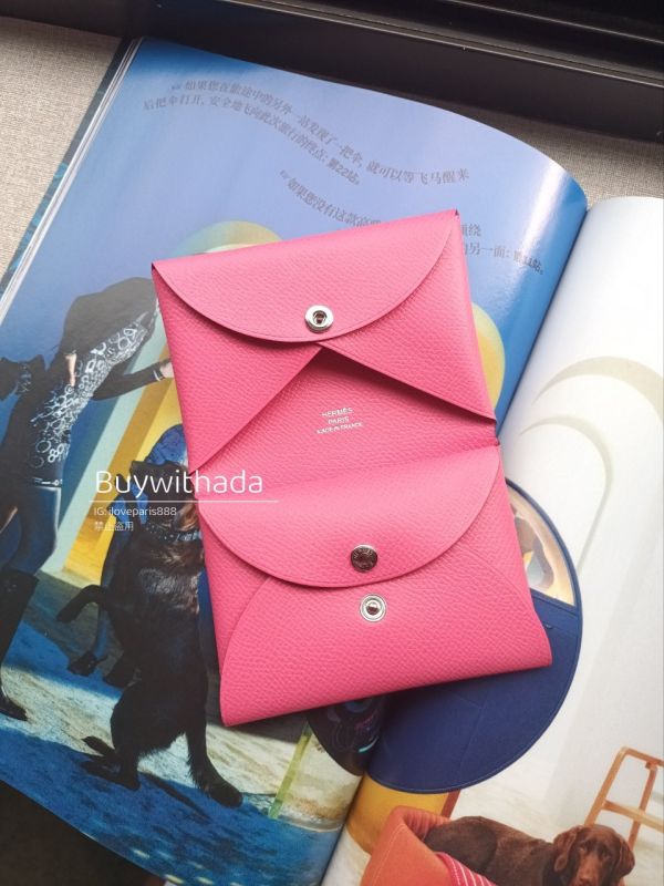 HERMES CALVI DUO EPSOM 色號Rose azalée 薔薇粉 buywithada,france,全球代購,歐洲,exquisite,quality goods,posh,fancy,luxurious