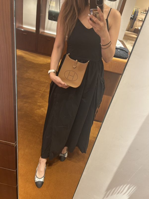 HERMES MINI EVELYNE 金棕金釦 K buywithada,france,全球代購,歐洲,exquisite,quality goods,posh,fancy,luxurious