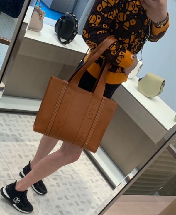 CHLOE WOODY 牛皮 托特包 buywithada,france,全球代購,歐洲,exquisite,quality goods,posh,fancy,luxurious