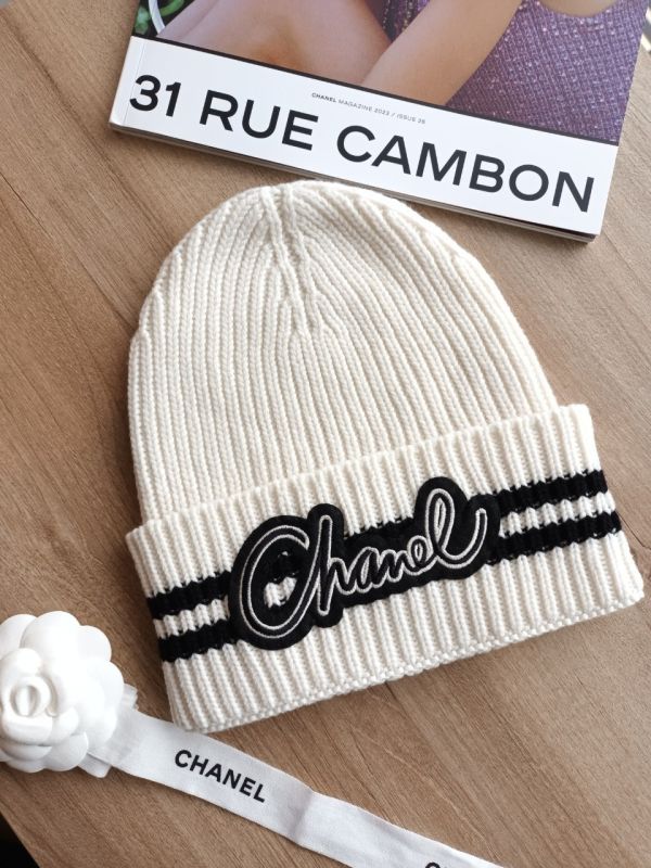 CHANEL 24B 草寫Chanel字樣毛帽 (黑 現貨 buywithada,france,全球代購,歐洲,exquisite,quality goods,posh,fancy,luxurious