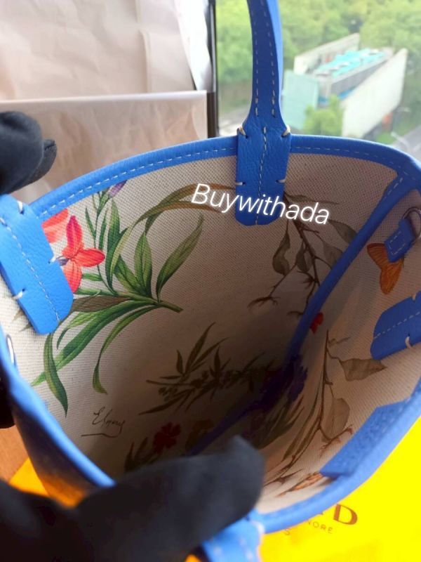 GOYARD 2025限量Poitiers tote bag 鳶尾色 手繪蝴碟logo buywithada,france,全球代購,歐洲,exquisite,quality goods,posh,fancy,luxurious