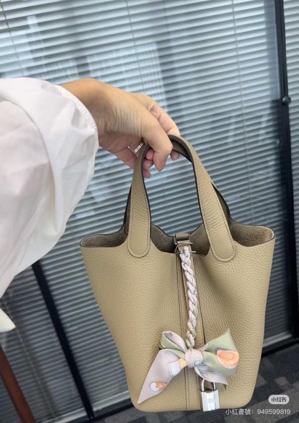 HERMES PICOTIN 22 8Q馬爾法米色 銀釦 buywithada,france,全球代購,歐洲,exquisite,quality goods,posh,fancy,luxurious