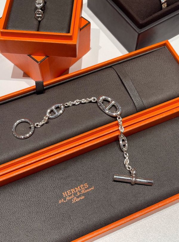 HERMES 純銀豬鼻子手鏈 SH/ST/LG buywithada,france,全球代購,歐洲,exquisite,quality goods,posh,fancy,luxurious