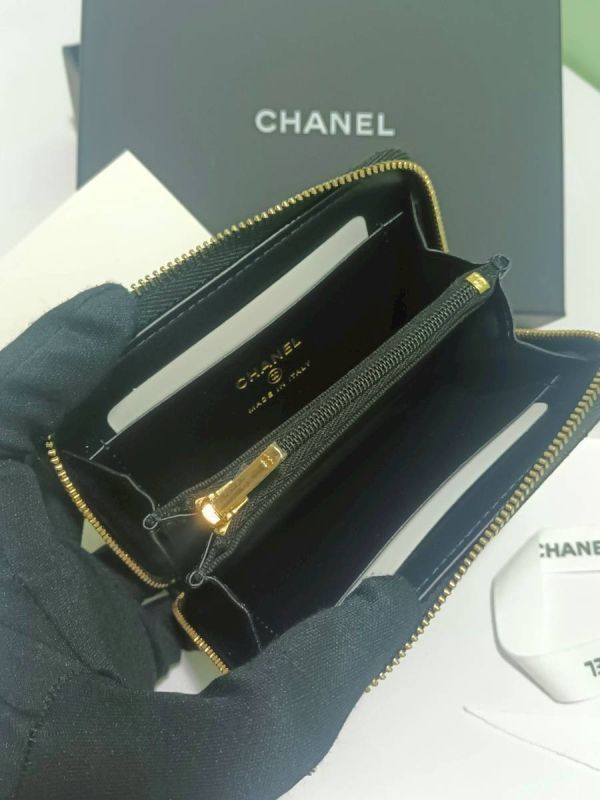 CHANEL 25 季節限量水鑽CC 新款ㄇ字拉鏈錢包 零錢拉鏈袋+內卡片層 buywithada,france,全球代購,歐洲,exquisite,quality goods,posh,fancy,luxurious