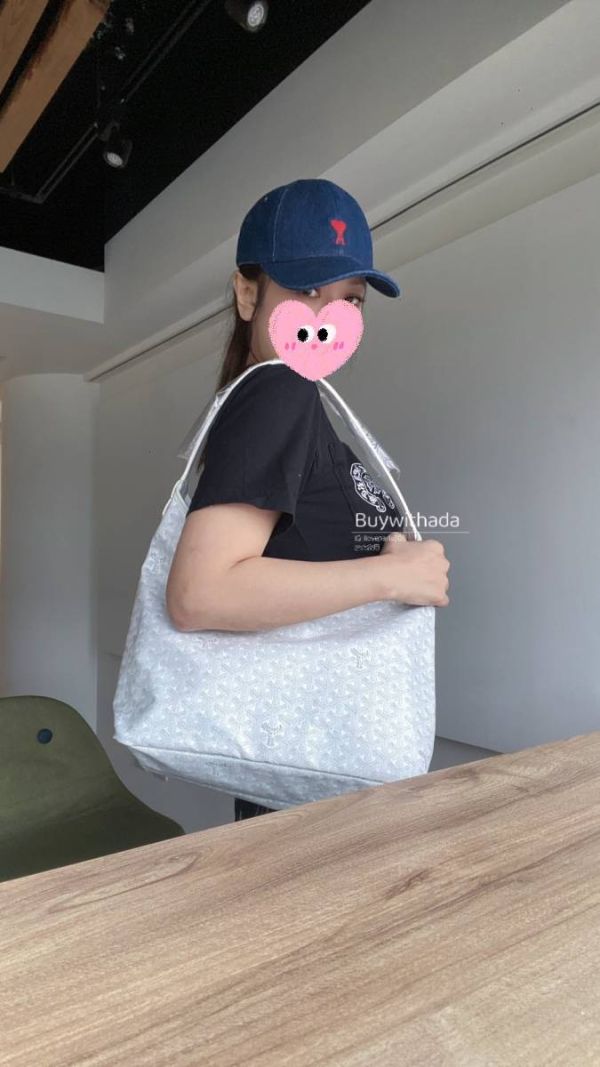 GOYARD HOBO 白色 buywithada,france,全球代購,歐洲,exquisite,quality goods,posh,fancy,luxurious