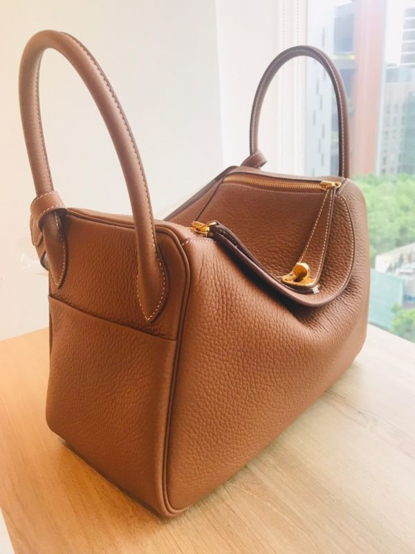 HERMES LINDY 30 金棕金釦 buywithada,france,全球代購,歐洲,exquisite,quality goods,posh,fancy,luxurious