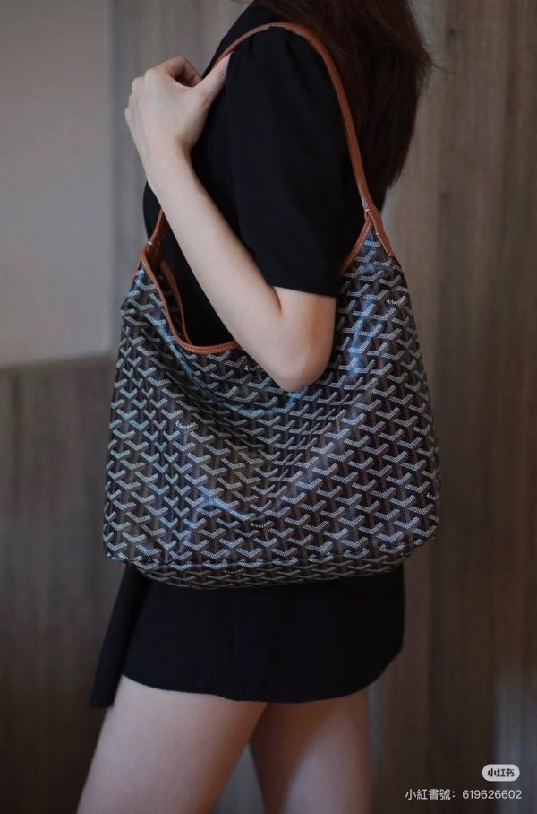 Goyard Hobo 黑棕 buywithada,france,全球代購,歐洲,exquisite,quality goods,posh,fancy,luxurious