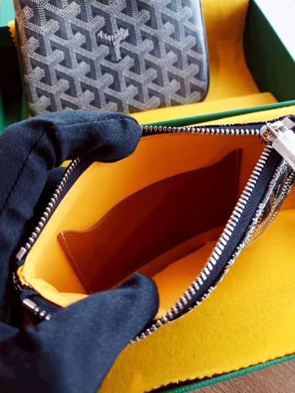 GOYARD 黑棕色一字錢包 buywithada,france,全球代購,歐洲,exquisite,quality goods,posh,fancy,luxurious