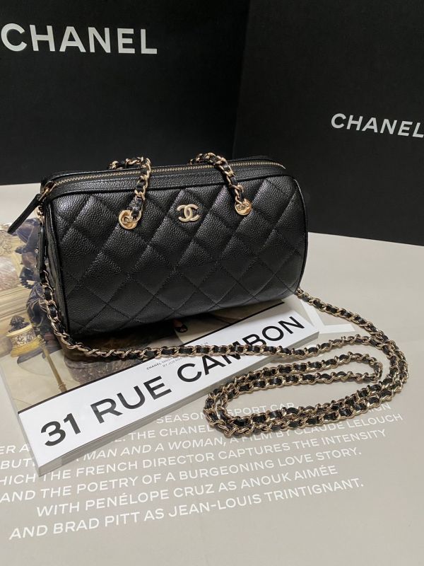 Chanel 25P 波士頓保齡球包 荔枝皮金釦 buywithada,france,全球代購,歐洲,exquisite,quality goods,posh,fancy,luxurious