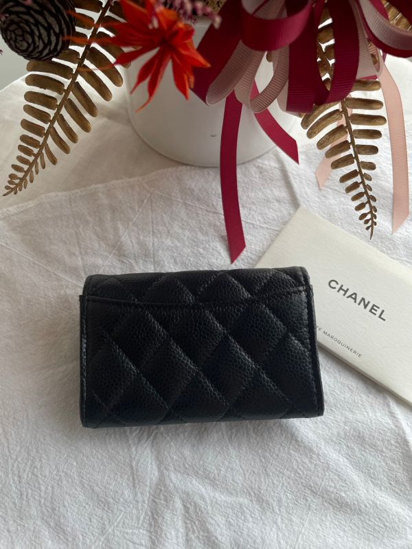 CHANEL O COIN PURSE CF 黑荔枝金釦 單層零錢卡包 buywithada,france,全球代購,歐洲,exquisite,quality goods,posh,fancy,luxurious