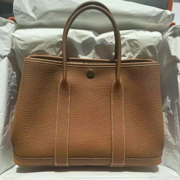 Hermès garden party 30 全皮革 金棕 buywithada,france,全球代購,歐洲,exquisite,quality goods,posh,fancy,luxurious