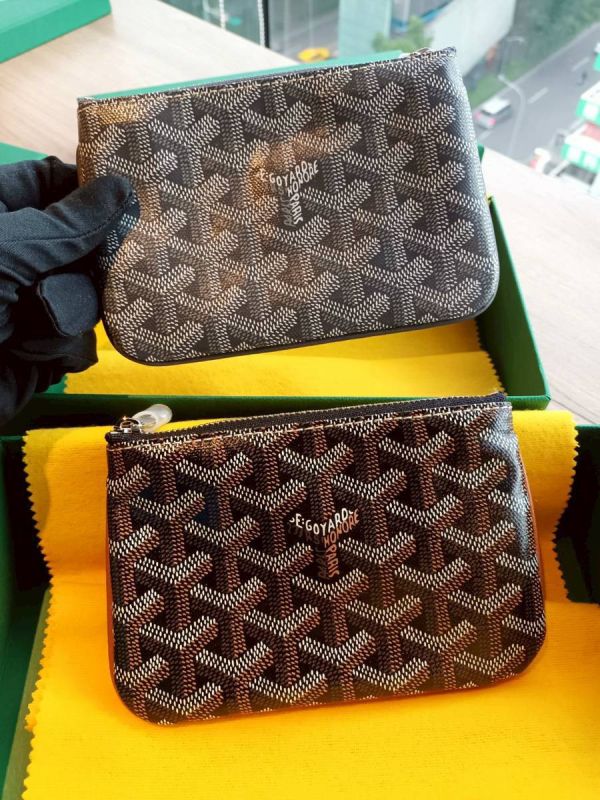 GOYARD 黑棕色一字錢包 buywithada,france,全球代購,歐洲,exquisite,quality goods,posh,fancy,luxurious