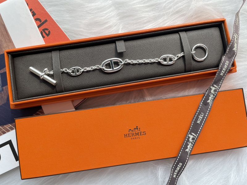 HERMES 純銀豬鼻子手鏈 SH/ST/LG buywithada,france,全球代購,歐洲,exquisite,quality goods,posh,fancy,luxurious